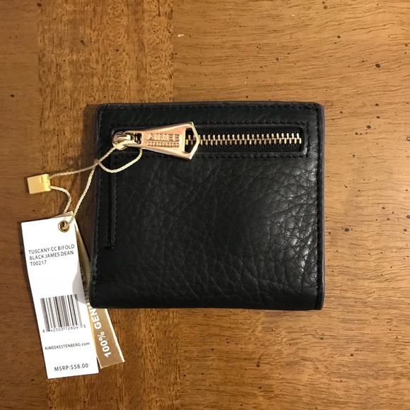 Aimee Kestenberg Small Black Bifold Wallet - Picture 3 of 5